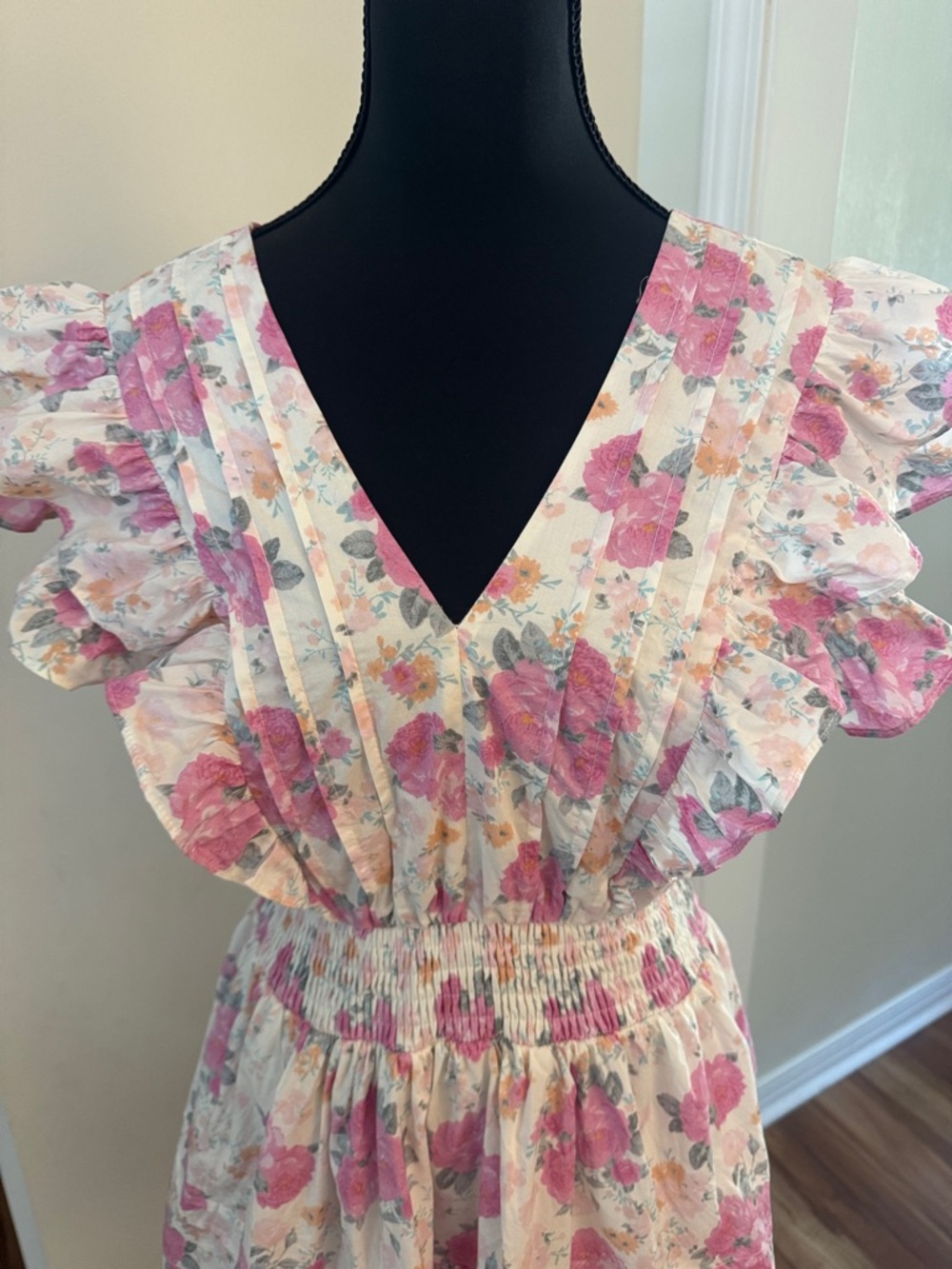 PINCH Pink Floral Ruffle Dress - Picture 6 of 10